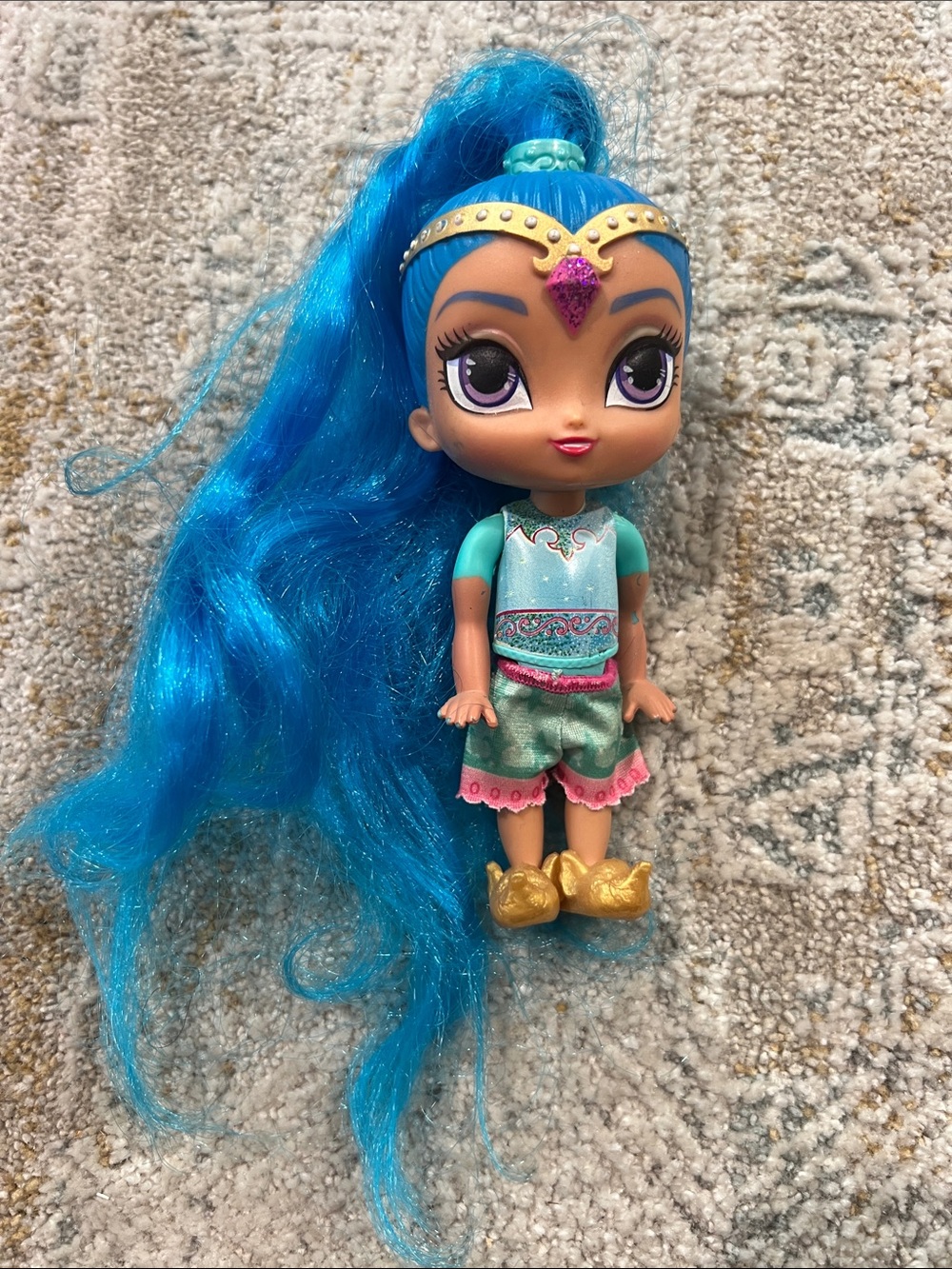 Shimmer and Shine Blue-Haired Genie Doll - 2015 Mattel z92